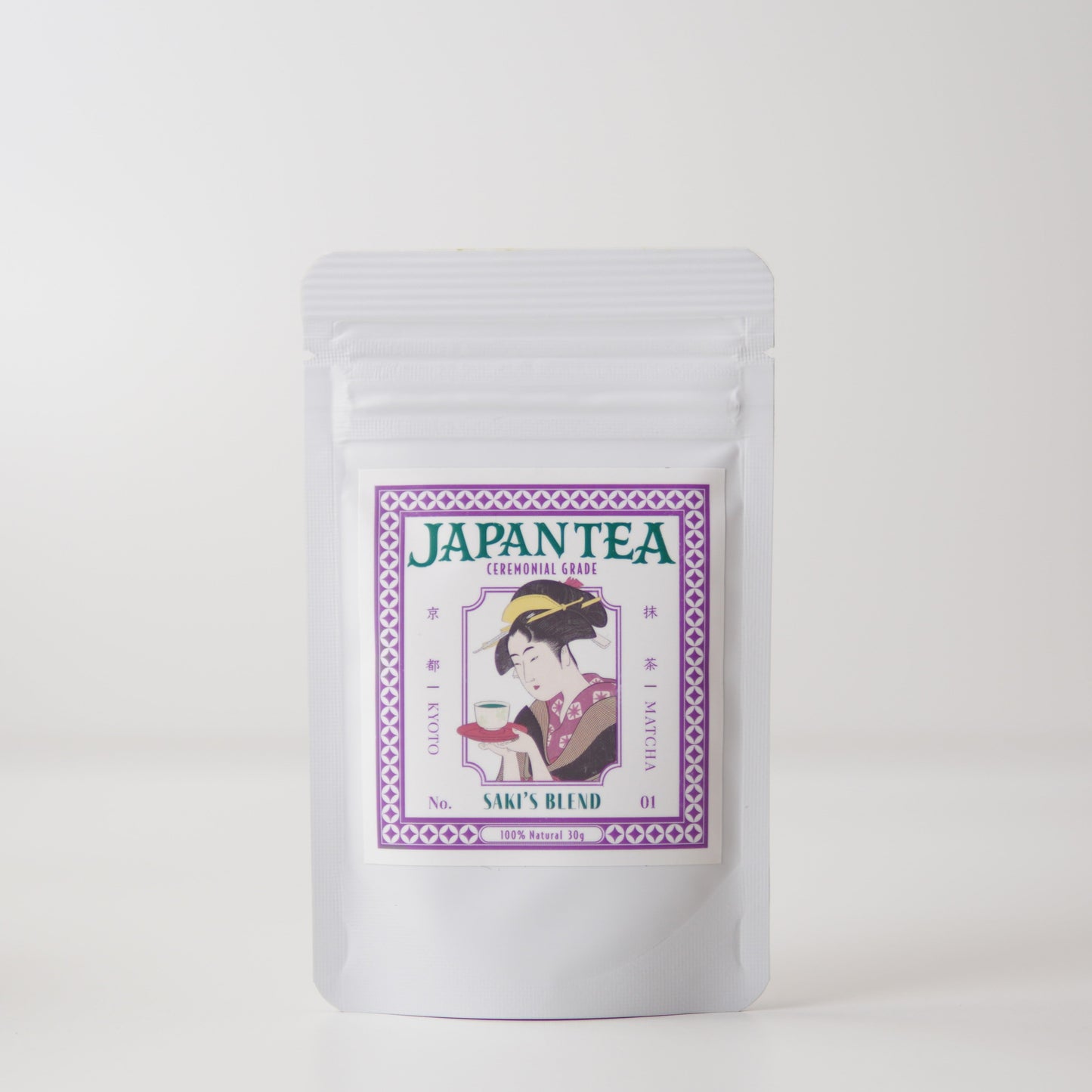 Pure Matcha Powder, Ceremonial Grade 30g / SAKI's BLEND - JAPAN TEA