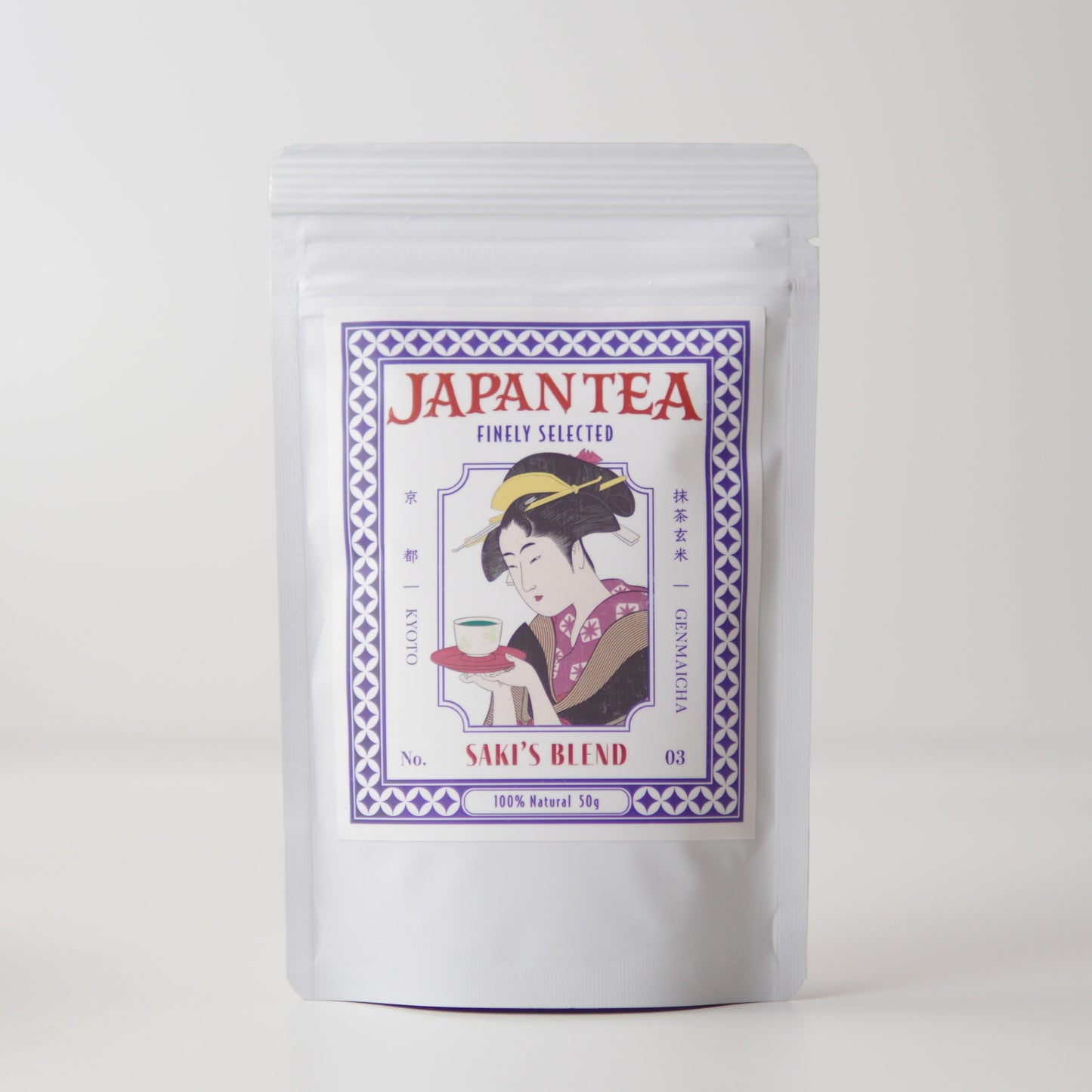Premium Genmaicha with Matcha 50g / SAKI's BLEND - JAPAN TEA