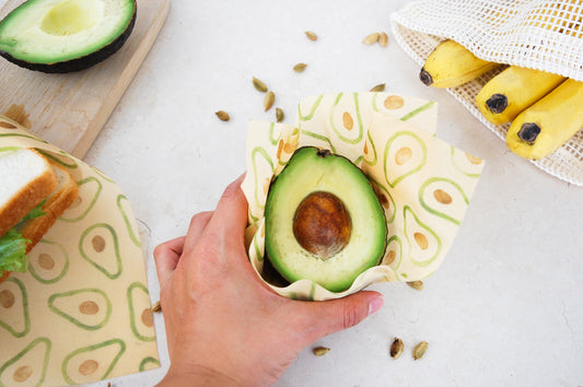100% Natural Beeswax Wraps (Set of 3)