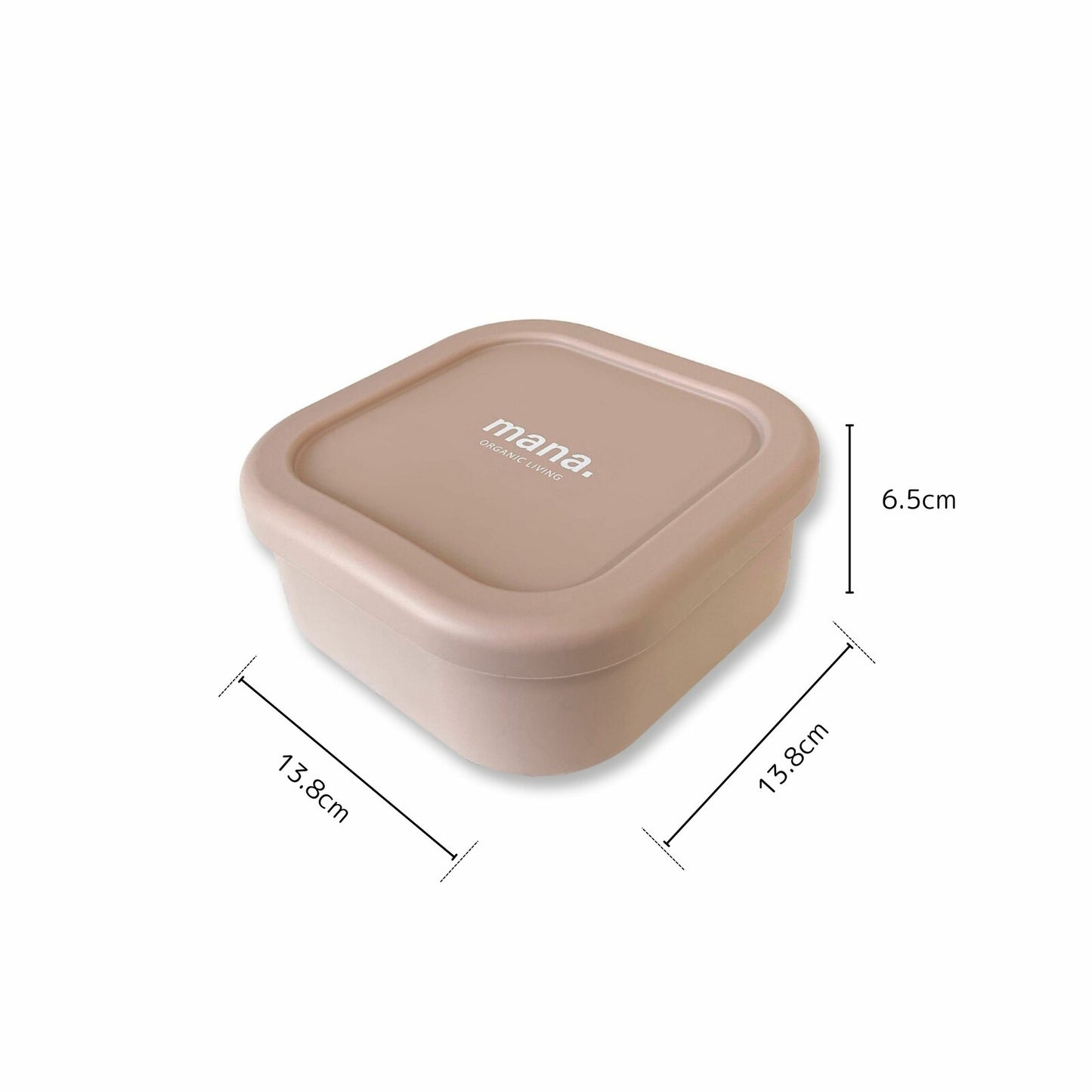 Pastel-Colored Silicone Lunch Box – Square (700ml)