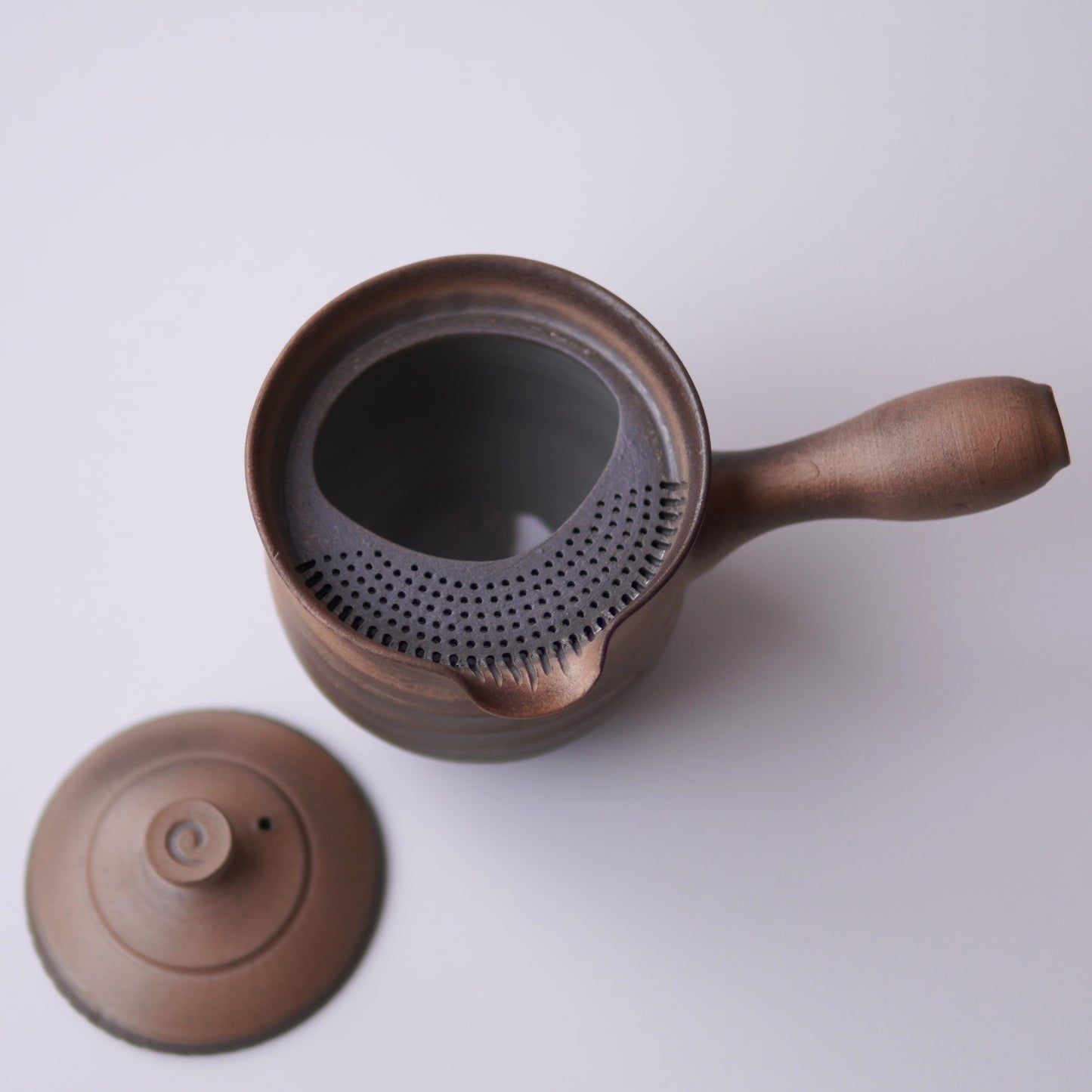 Versatile Teapot (Glazed Brown) - Japanese Artisan