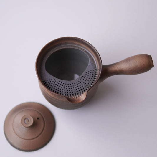 Versatile Teapot (Glazed Brown) - Japanese Artisan