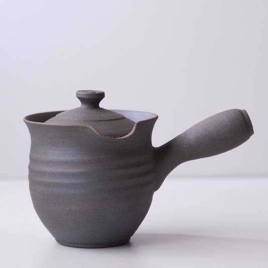 Versatile Teapot (Glazed Black) - Japanese Artisan