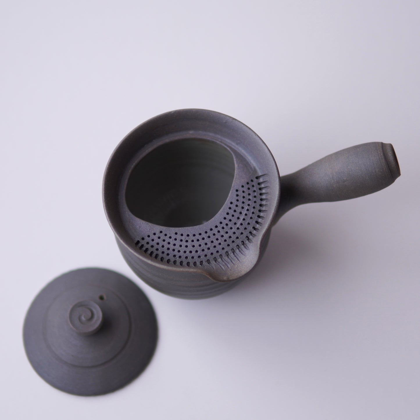 Versatile Teapot (Glazed Black) - Japanese Artisan