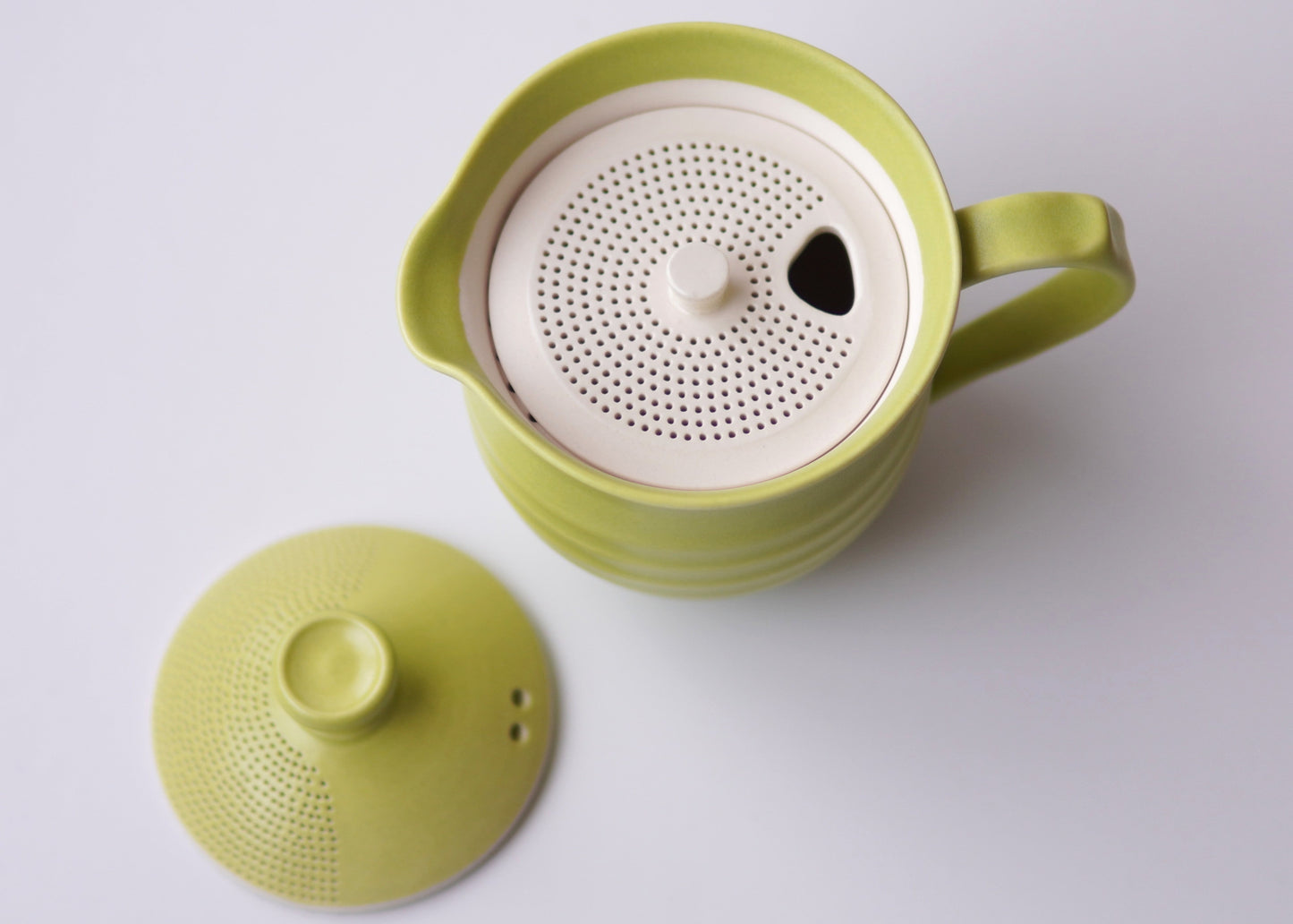 Tea Pot (Wakakusa Green) - Japanese Artisan