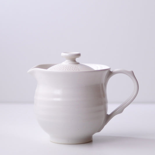 Tea Pot (White) - Japanese Artisan