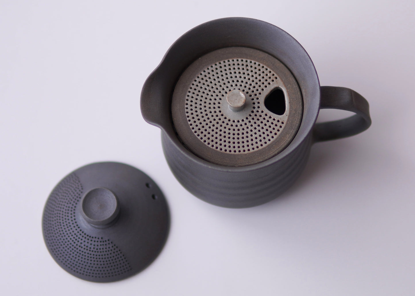 Cafè Pot (Glazed Black) - Japanese Artisan