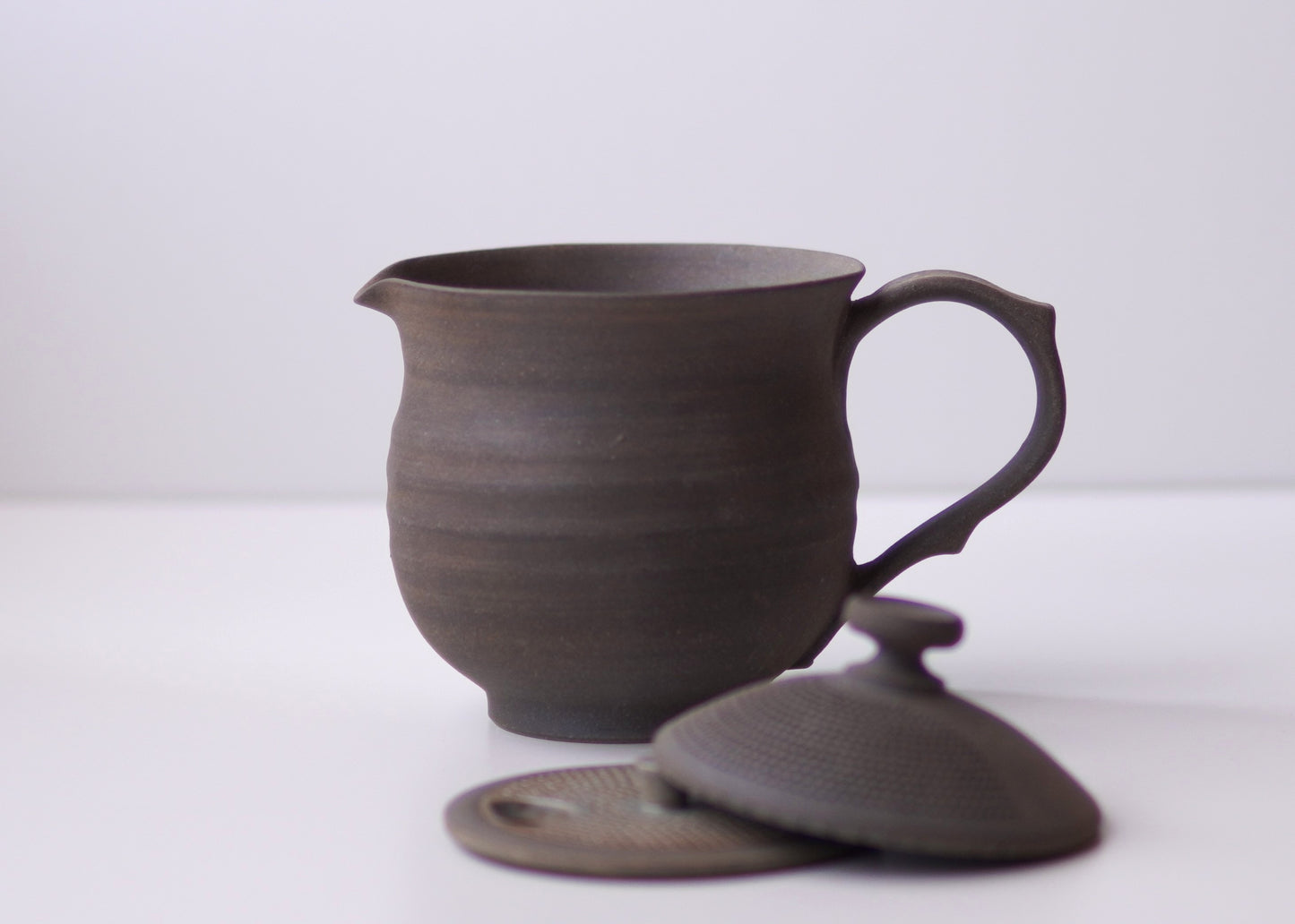 Tea Pot (Glazed Black) - Japanese Artisan