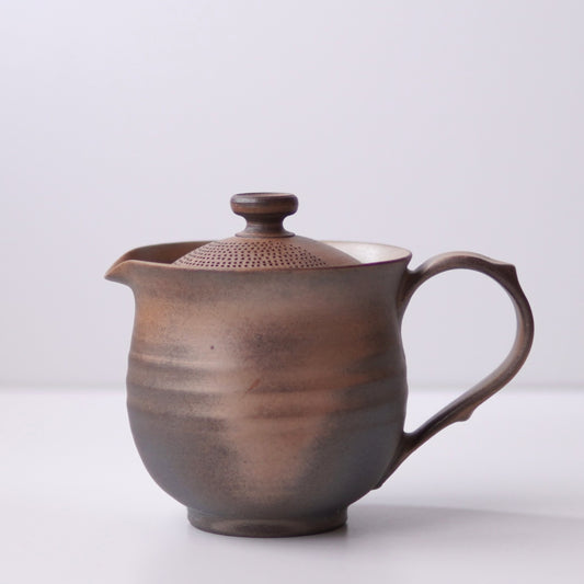 Tea Pot (Glazed Brown) - Japanese Artisan