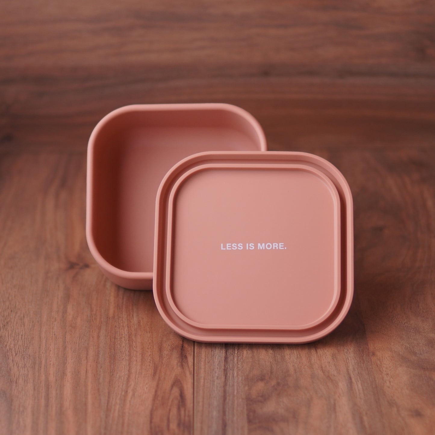 Pastel-Colored Silicone Lunch Box – Square (700ml)