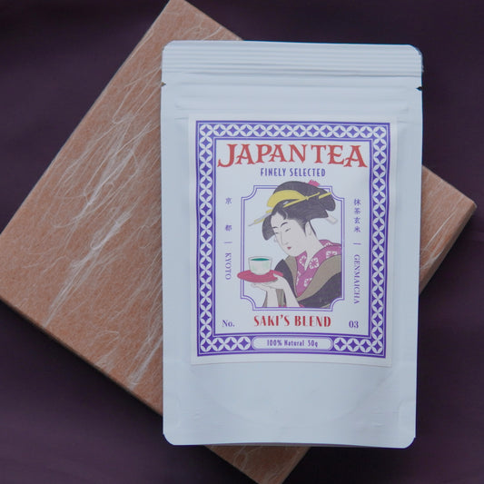 Premium Genmaicha with Matcha 50g / SAKI's BLEND - JAPAN TEA