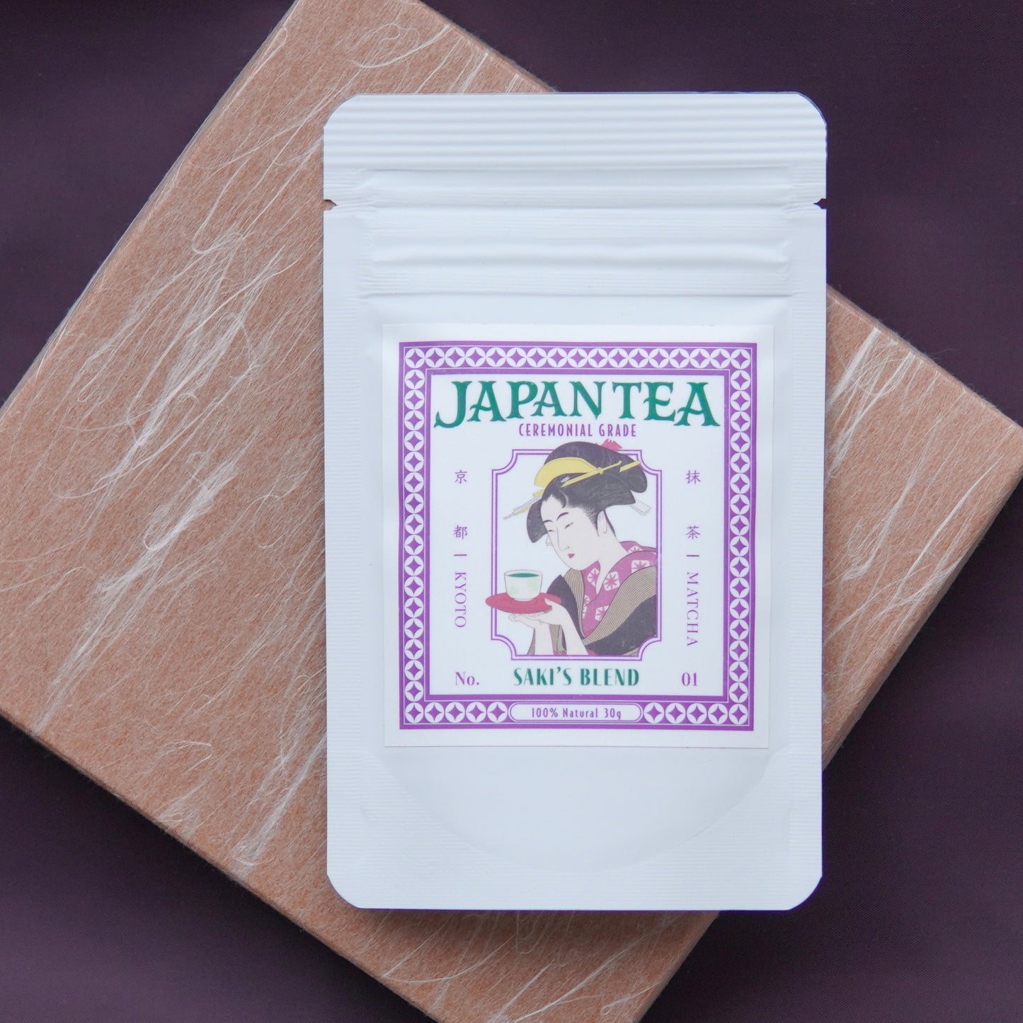 Pure Matcha Powder, Ceremonial Grade 30g / SAKI's BLEND - JAPAN TEA